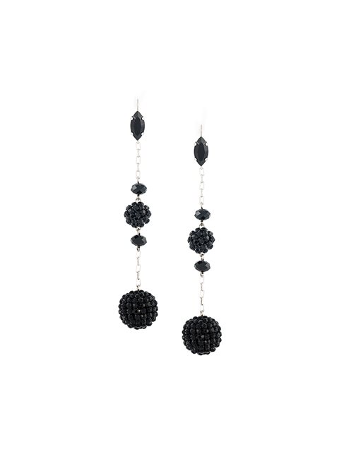 Isabel Marant Hanging Stone Cluster Earrings | ModeSens