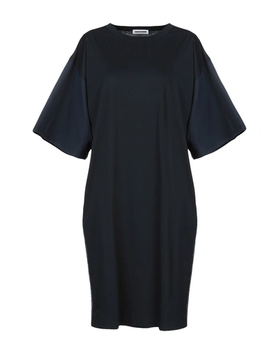 Jil Sander Knee-length Dress In Dark Blue