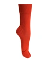 Maison Margiela Short Socks In Red