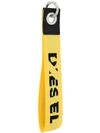 Diesel Logo Fabric Fob In Yellow
