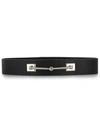 Gucci Bit Detail Buckle Belt In Black