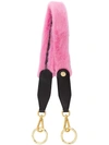 Simonetta Ravizza Fur Shoulder Strap In Pink