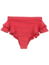 Clube Bossa Turbe Bikini Bottoms In Red