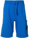 Stone Island Sweat Shorts In Blue