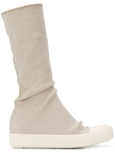 Rick Owens Drkshdw Sock In Neutrals