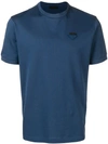 Prada Round Neck T-shirt In Blue