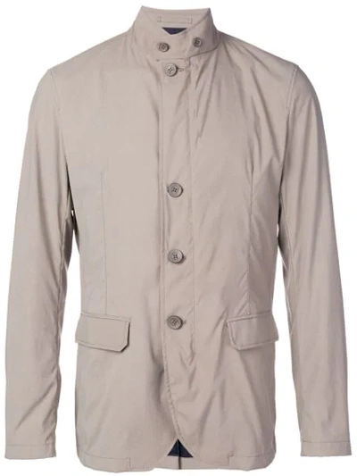 Herno Ripstop Jacket In Nude