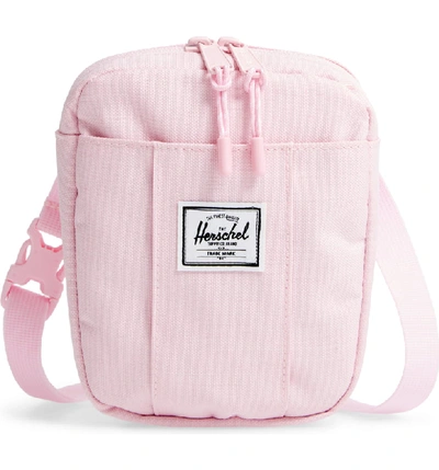 Herschel Supply Co Cruz Crossbody Bag In Pink Lady Crosshatch