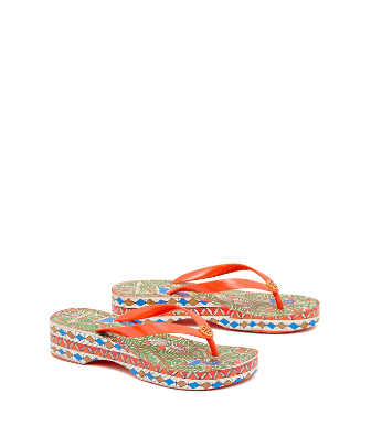 tory burch platform flip flops