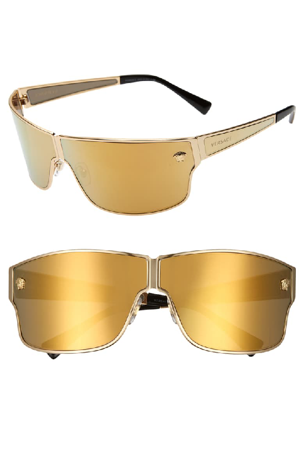 versace gold mirror sunglasses