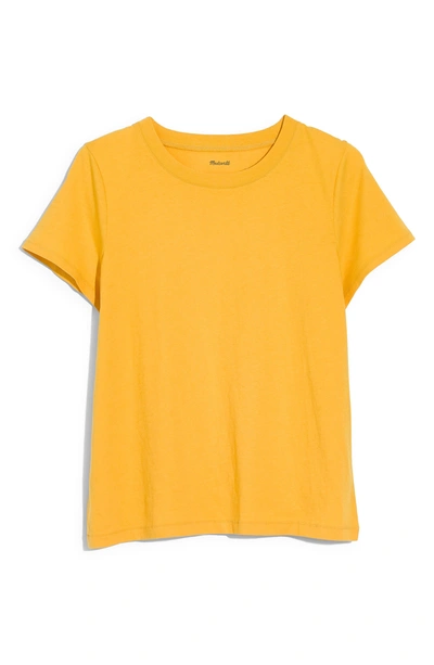 Madewell Northside Vintage Tee In Dijon Mustard