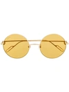 Cartier Round-shape Sunglasses In 004 Dark Havana