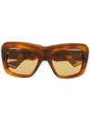 Gucci Classic Mass-shape Sunglasses In Brown