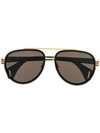 Gucci Aviator-frame Sunglasses In Black