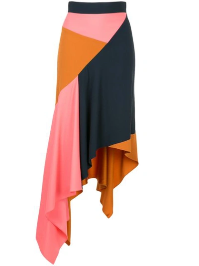 Peter Pilotto Cady Asymmetrical Skirt In Multicolour
