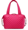 Mz Wallace Medium Sutton Bag In Dragon Fruit