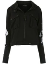 Andrea Bogosian Printed Hoodie In Black