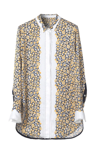 BY MALENE BIRGER COLOGNE FLORAL-PRINT POPLIN TOP Q67344005
