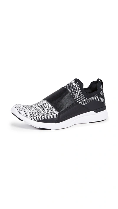 Apl Athletic Propulsion Labs Techloom Bliss Slip-on Running Trainers In Black