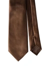 Prada Satin Tie In Brown