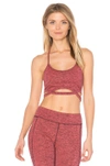 Free People Fp Movement Infinity T-back Sports Bra In True Navy/ Hot Pink
