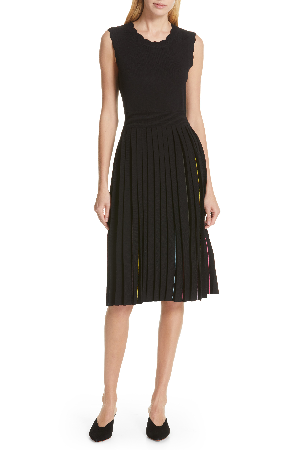 kate spade pleated sweater dress