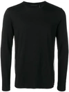 Helmut Lang Men's Sport Stripe Crew T-shirt In Black