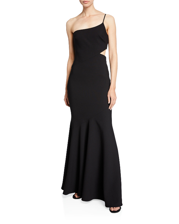Likely Josephine One-Shoulder Mermaid Gown In Black | ModeSens