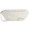 Rebecca Minkoff Nylon Belt Bag/fanny Pack In Bone/gunmetal