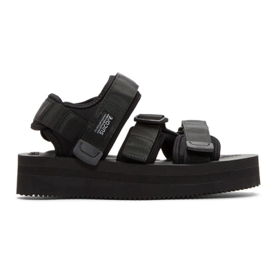 Suicoke Black Gga-v Sandals