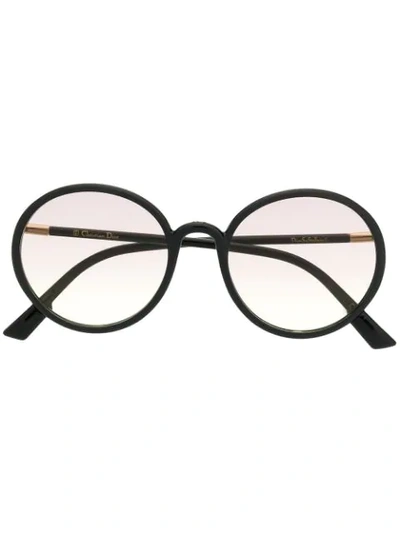 Dior Women's Stellaire Round Sunglasses, 52mm In Black