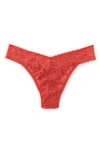 Hanky Panky Original Rise Thong In Fiery Red