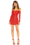 Majorelle Darling Dress In Red