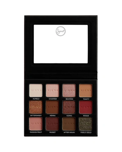 Sigma Beauty Warm Neutrals Volume 2 Eyeshadow Palette In Black