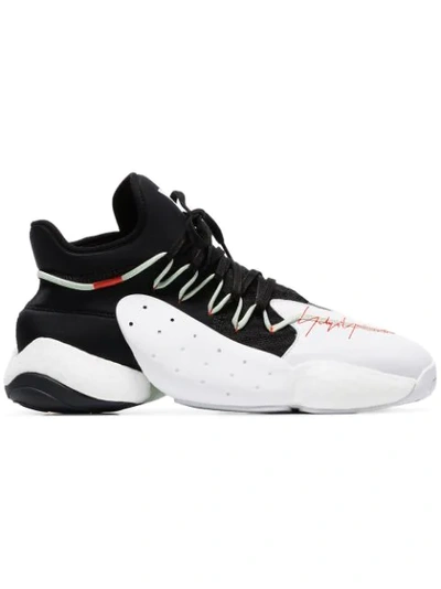 Y-3 Byw Basketball Neoprene And Leather Trainers In Multi