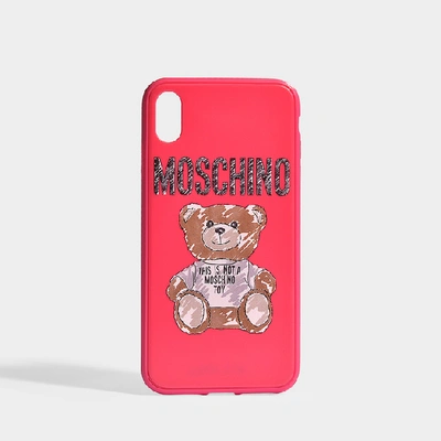 Moschino | Toy Iphone Xs Max Case In Pink Pvc