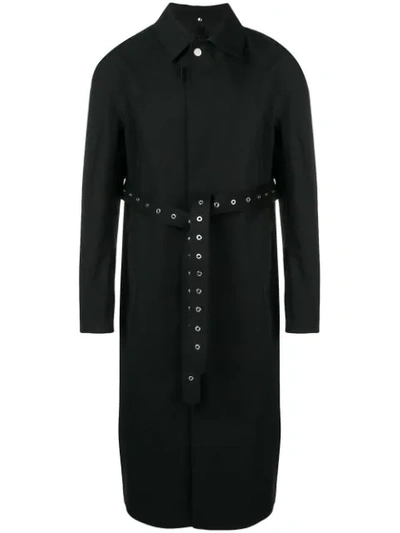 Mackintosh 1017 Alyx 9sm Black Bonded Wool Formal Coat In 7r01black