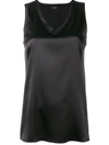 Brunello Cucinelli Black Basic Tank Top