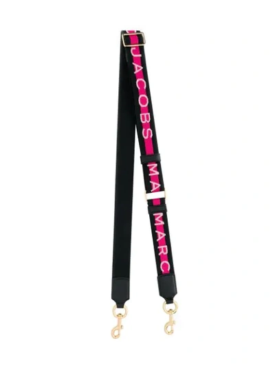 Marc Jacobs Logo Bag Strap In Pink