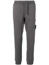 Stone Island Jersey Trousers In Grey