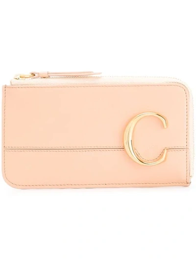 Chloé C Wallet In Pink