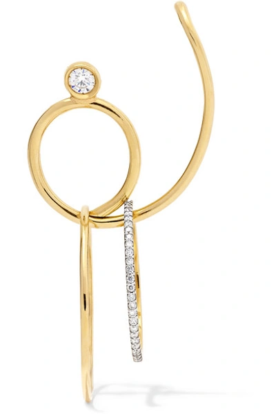 Ana Khouri Camille 18-karat Gold Diamond Earring