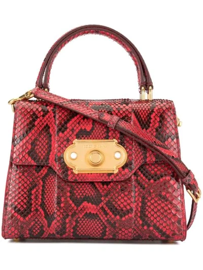 Dolce & Gabbana Mini Welcome Bag In Red