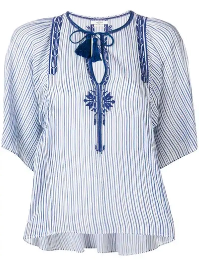 Isabel Marant Étoile Tassel Detail Top In Blue