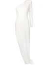 Alex Perry Asymmetrical Cocktail Dress - White