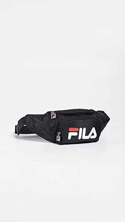 Fila Fanny Pack In Black/red/white