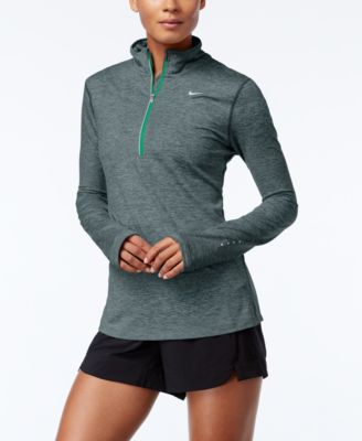 nike element 4.0 half zip charcoal