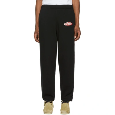 Off-white Slim Printed Cotton Jersey Sweatpants In 1020 Blkred