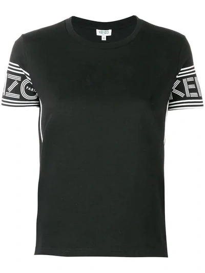 Kenzo Logo Short-sleeve T-shirt - 黑色 In Black