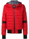 Canada Goose Hooded Padded Jacket In Red